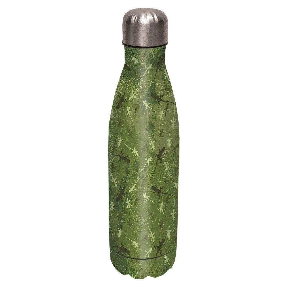 SKYZ by LANG,  HERE LIZARD, LIZARD STAINLESS STEEL WATER BOTTLE