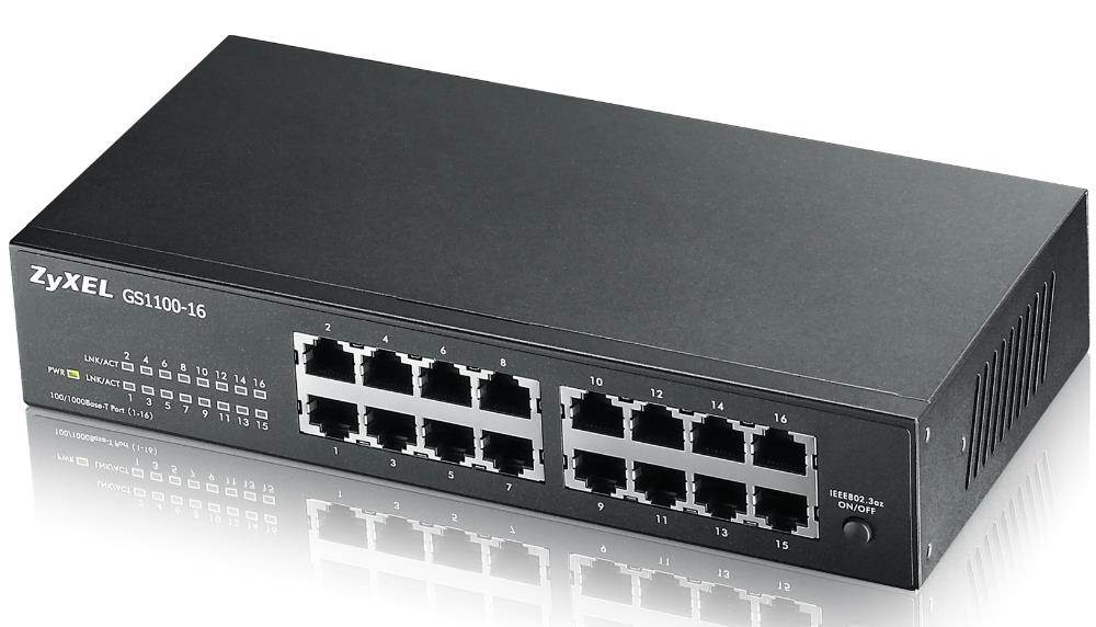 16 Port Gig Rackmount Switch