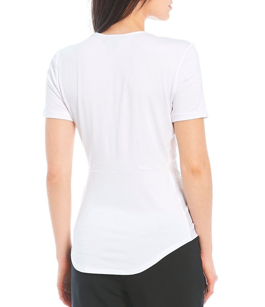 Donna Karan New York Twist Front Blouse