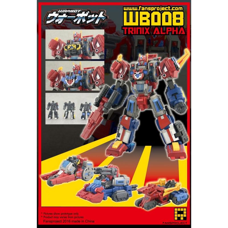 WB008 Trianix Alpha | Fansproject Warbot Action figures