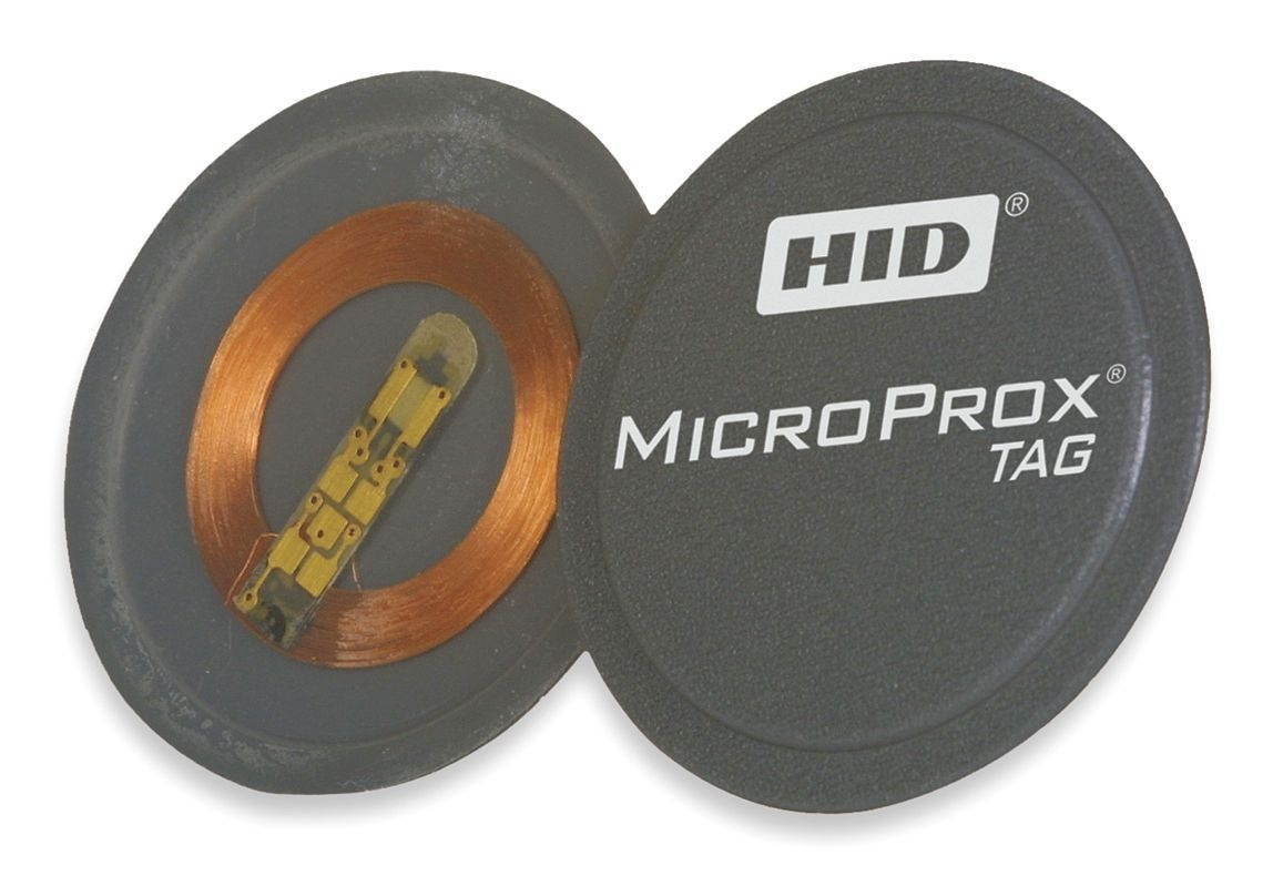 ALARM LOCK ALHID1391 Adhesive Proximity Tag,Plastic,PK10