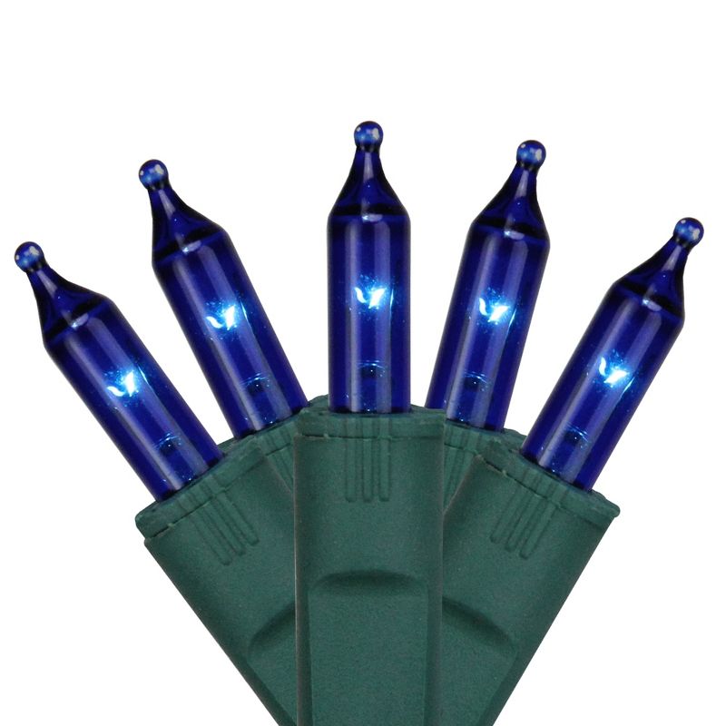 Rite Lite 11.5" Traditional Style LED Battery Powered Hanukkah Menorah - White/Blue
