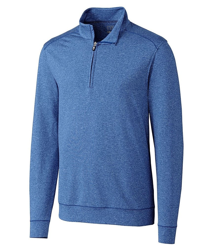 Cutter & Buck Big & Tall Shoreline Performance Stretch Quarter-Zip Pullover