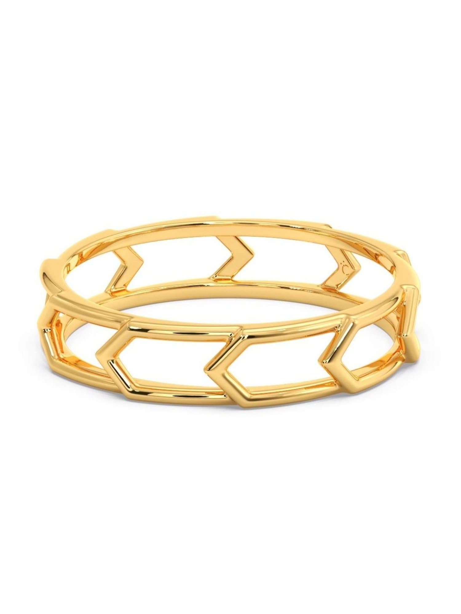 Candere by Kalyan Jewellers 18K Yellow Gold BIS Hallmark Ring for Women
