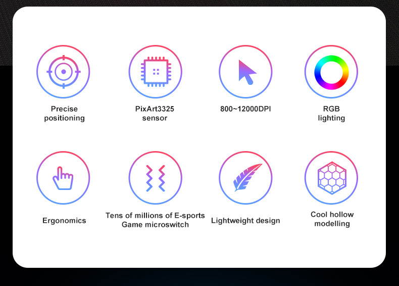 M7 E-sport Hollow Mouse Lightweight Gaming Mouse