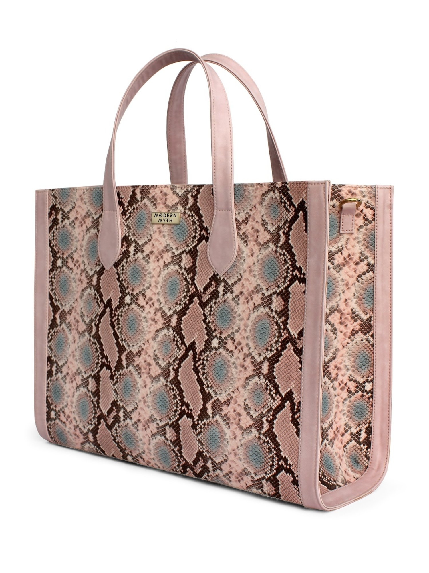 Modern Myth Cosmic Multicolor Printed Large Tote Bag