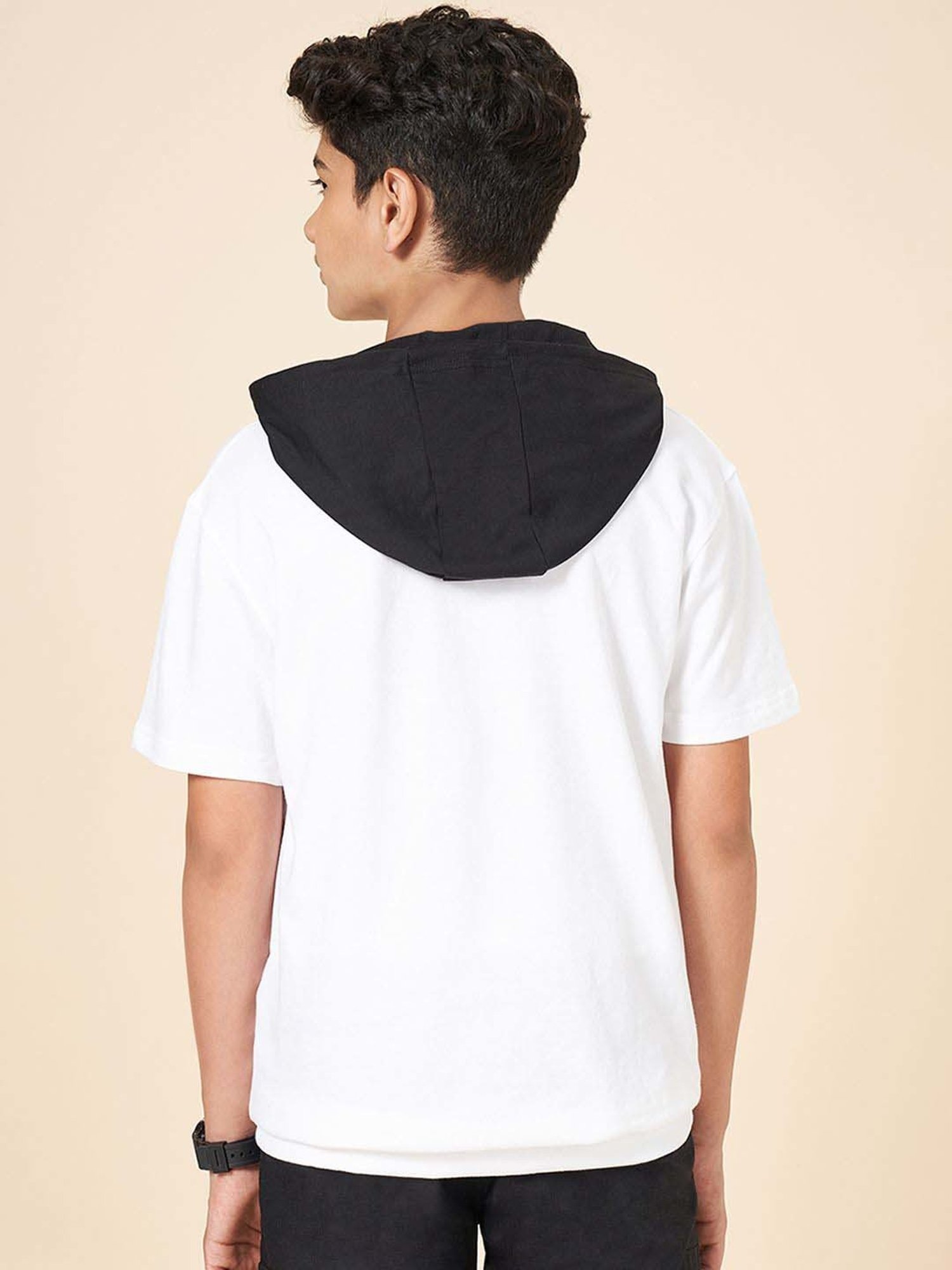 Coolsters by Pantaloons Boys White Cotton Printed T-Shirts