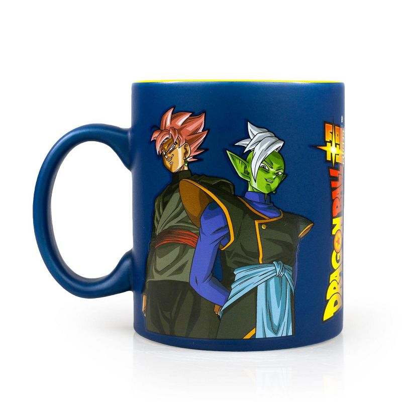 Just Funky Dragon Ball Super Saiyans Vs. Goku Black & Zamasu Ceramic Mug | Holds 16 Ounces