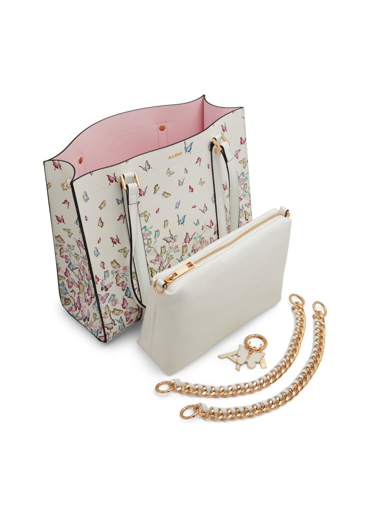 Call It Spring Black Combo Solid Large Tote Handbag