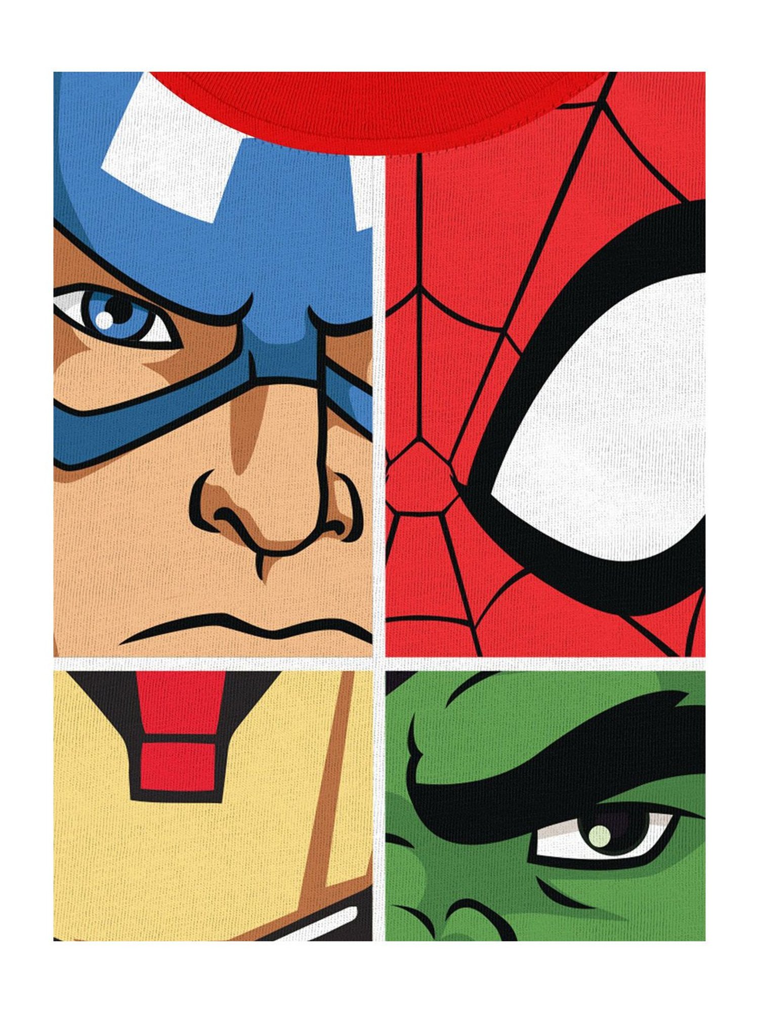 Bonkids Kids Multicolor Cotton Printed Avengers T-Shirt