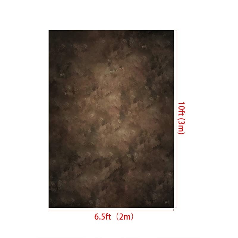 6.5x10ft/2m(W) x3m(H) Photography Backdrops Retro Solid Brown Background Photographers Photo Studio Props