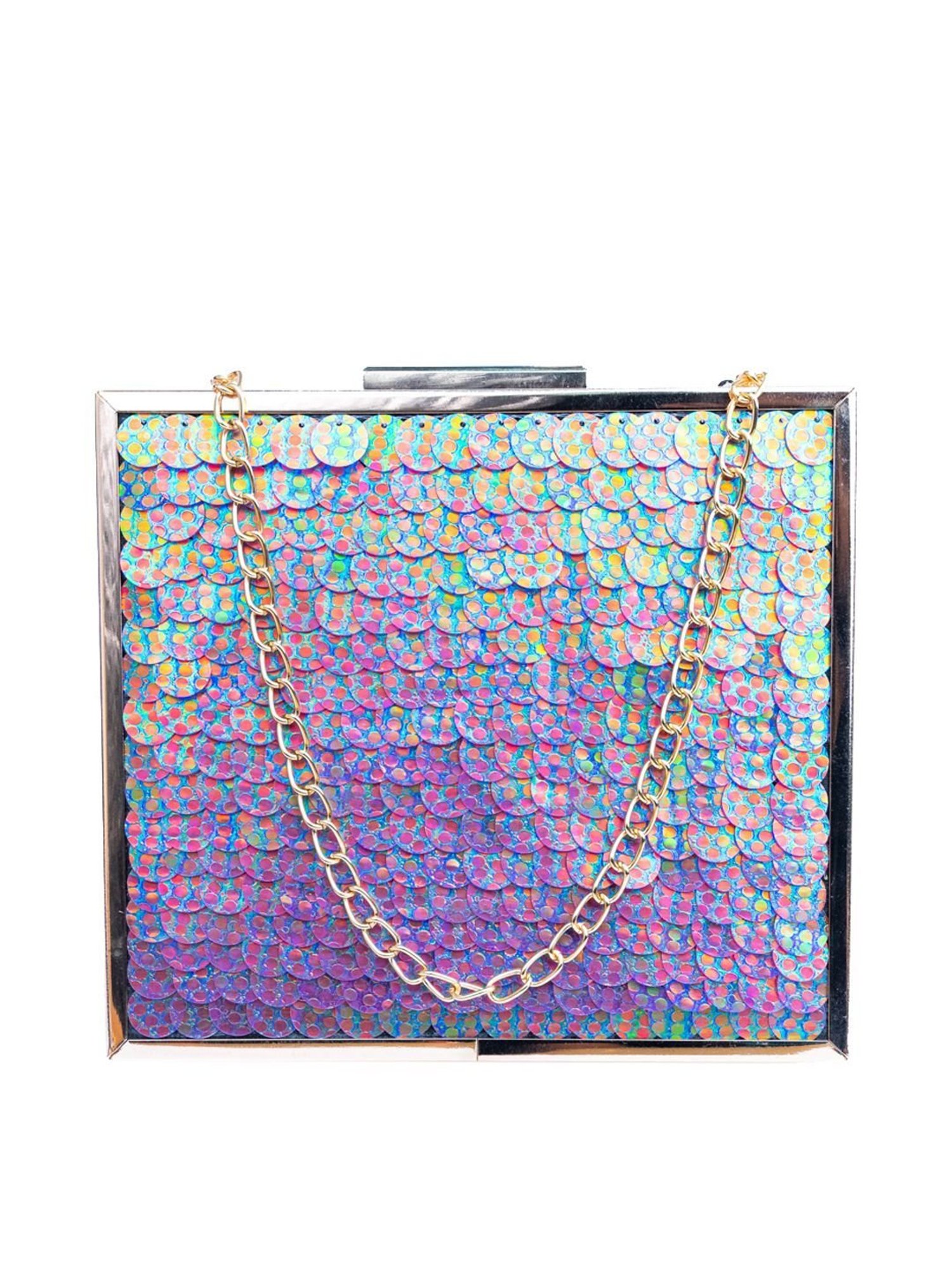 NR by Nidhi Rathi Multicolor Fabric Clutch