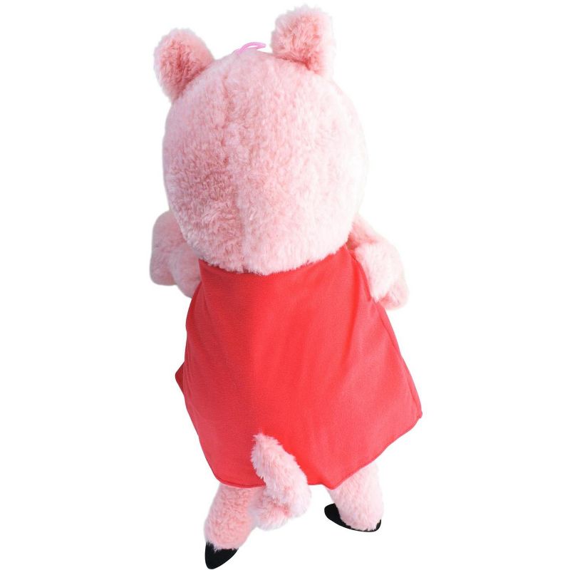 Fiesta Peppa Pig In Red Dress 17.5 Inch Character Plush