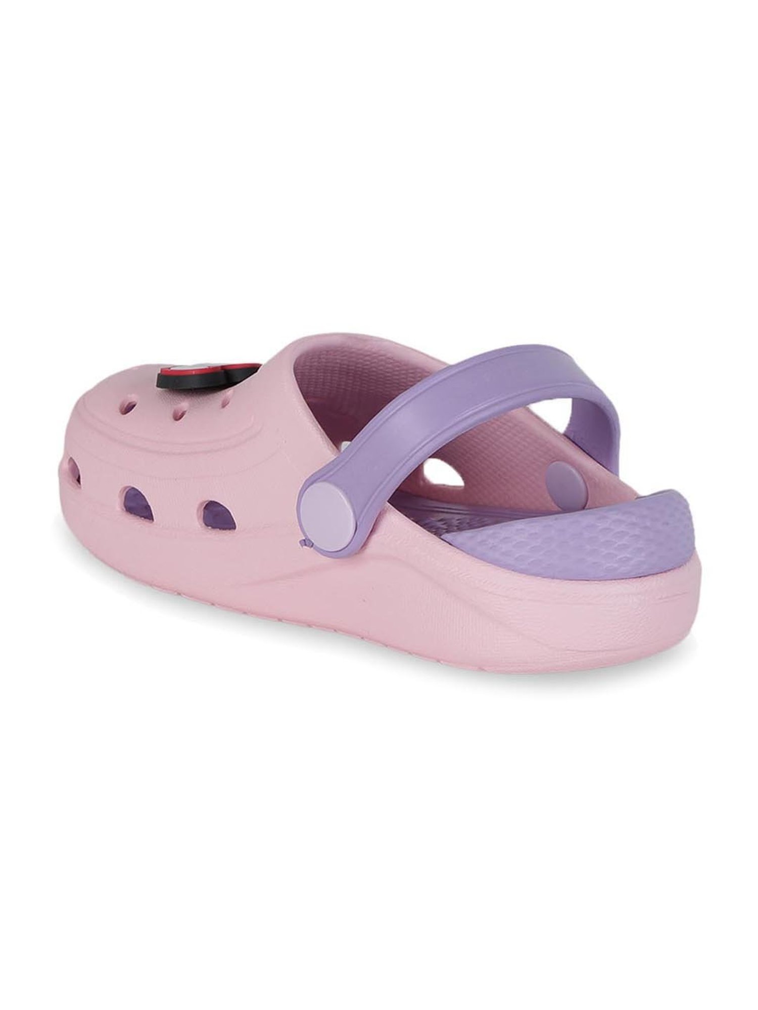 Passion Petals Kids Pink Sling Back Clogs