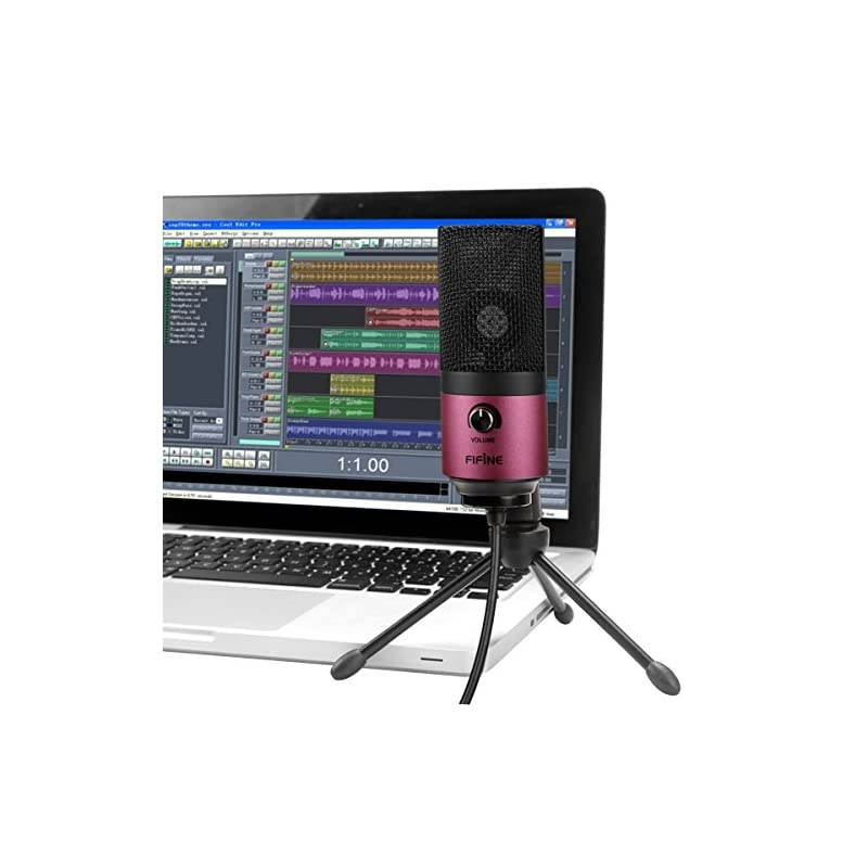 USB Podcast Condenser Microphone Recording On Laptop No Need Sound Card Interface and Phantom PowerK669