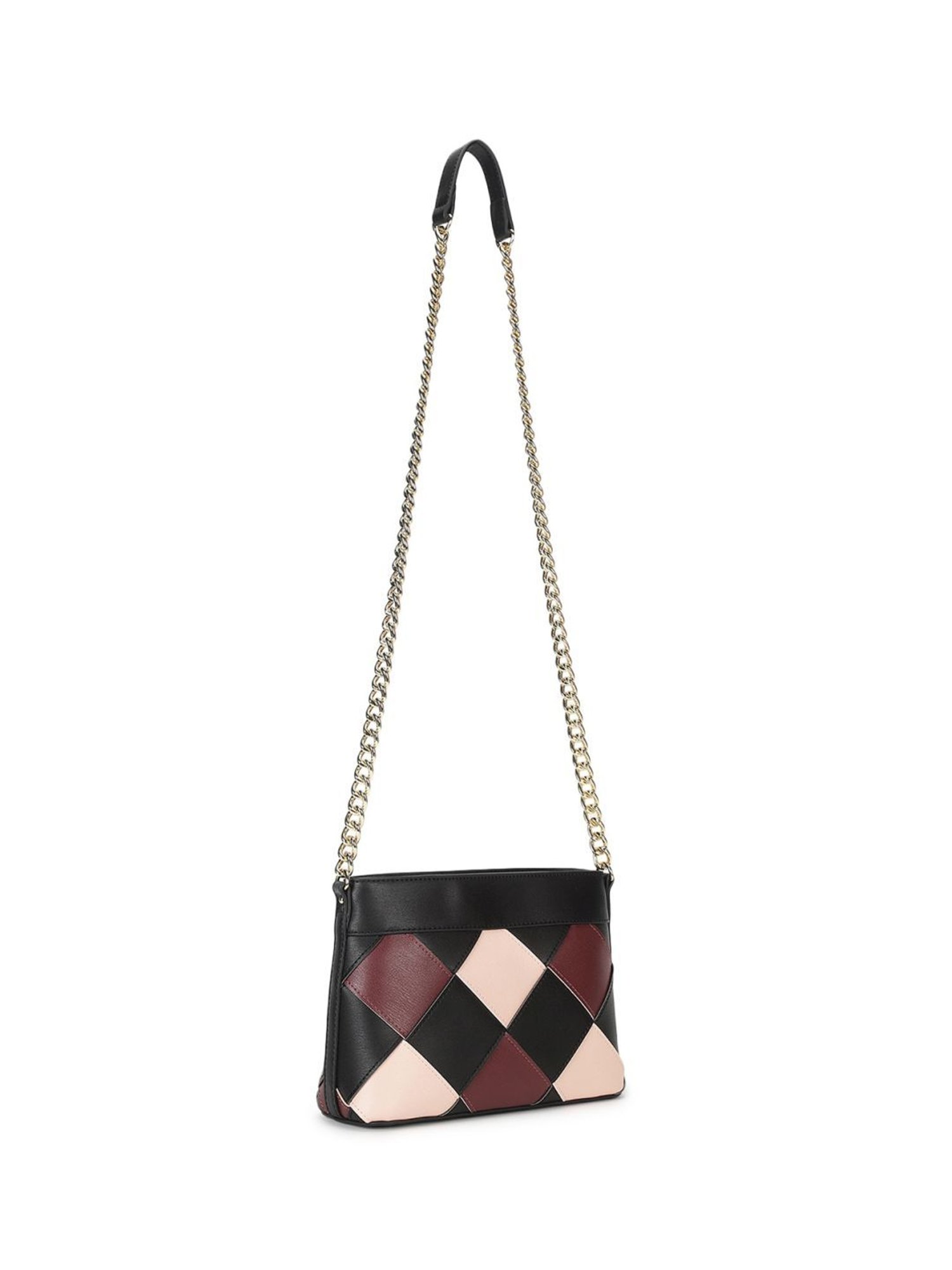 Pollini Multicolor Woven Medium Cross Body Bag