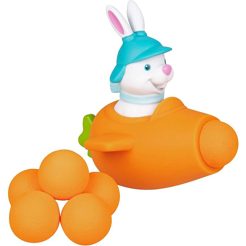 Hog Wild Easter Flying Bunny Popper Toy, Shoots Foam Balls!