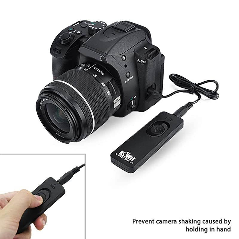 RS60E3 Remote Switch Shutter Release Cord for Canon EOS Rebel T6 T7 T5 T8i T7i T6s T6i T5i T4i T3i T2i T1i SL3 SL2 SL1EOS 90D 80D 70D 77D 60DEOS RP R M5 M6 Mark II SX70 HS SX60 HS More
