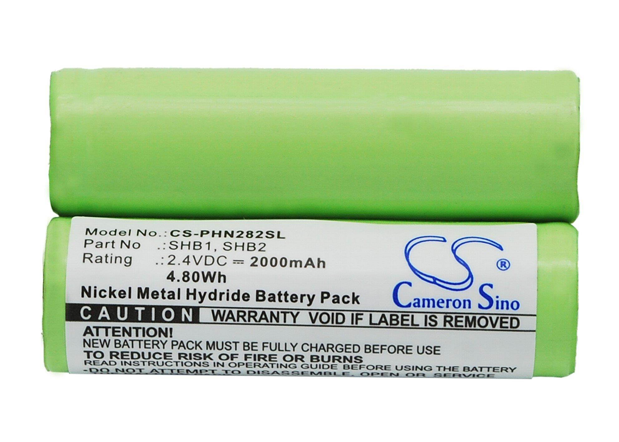 2000mAh / 4.80Wh Battery For PHILIPS Norelco 5855XLD,