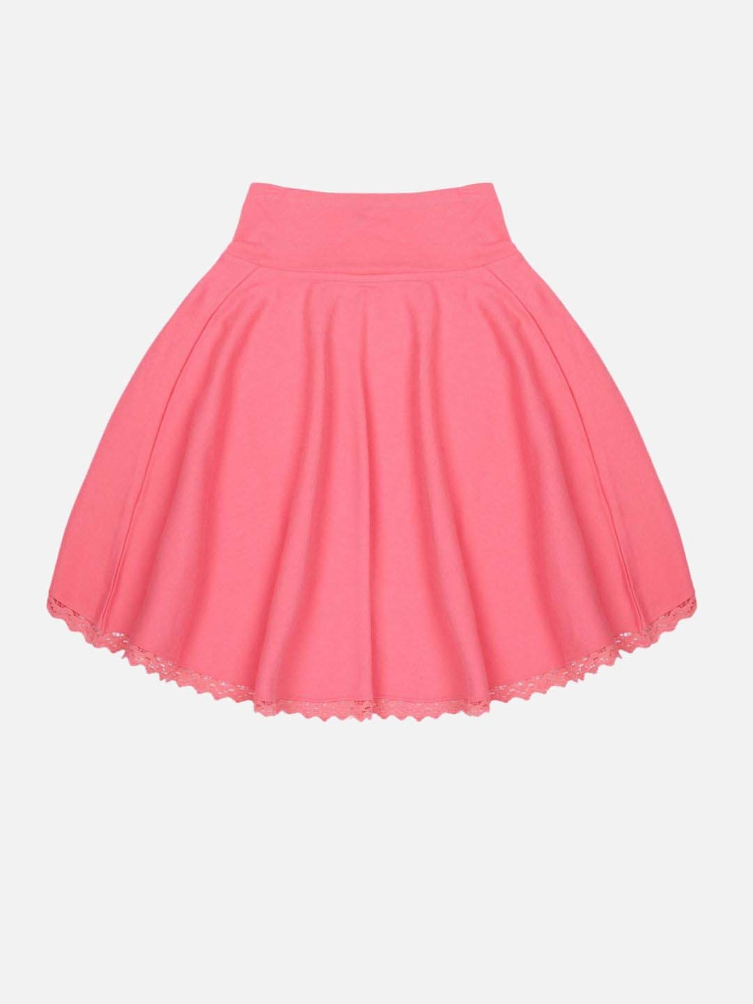 Plum Tree Girls Dark Pink Cotton Solid Full Sleeves NA Sweatshirt