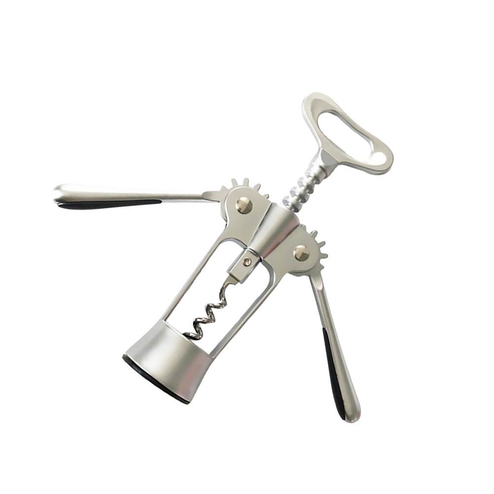 Stylish Wine Bottle Opener Beer Bottle Opening Tool Multifunctional Party Favor Gift Cap Opener (Silver)