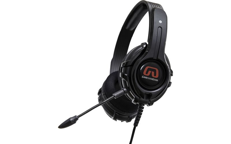 GamesterGear Cruiser Headset - Stereo - Mini-phone - Wired - 32 Ohm - 20 Hz - 20 kHz - Over-the-head - Binaural - Circumaural - 4.90 ft Cable - Black