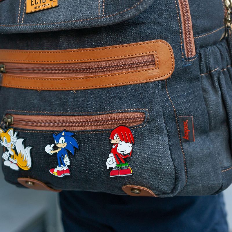 Just Funky Sonic The Hedgehog Knuckles Enamel Pin | Official Sonic Series Collectible