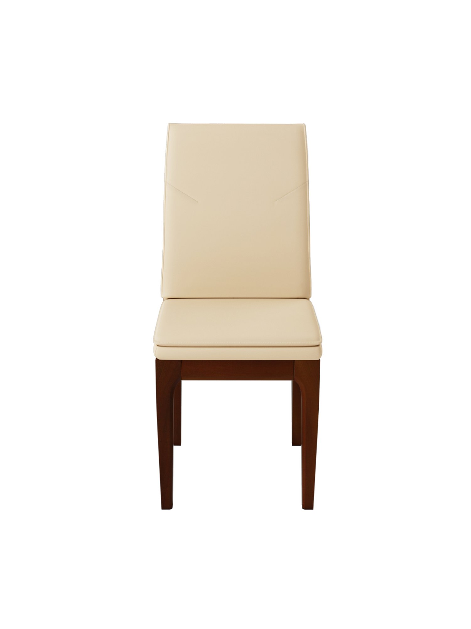 Godrej Interio Terrene Beige Wood Dining Chair (Set of 2)