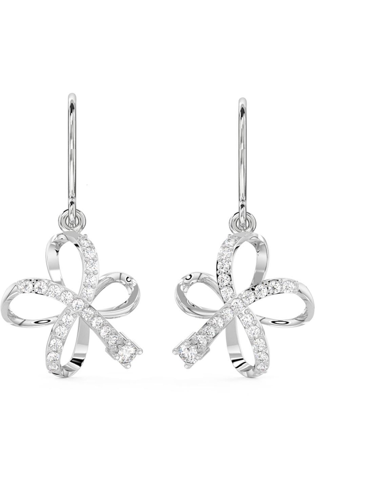 Clara 92.5 Sterling Silver Vega Earrings for Women