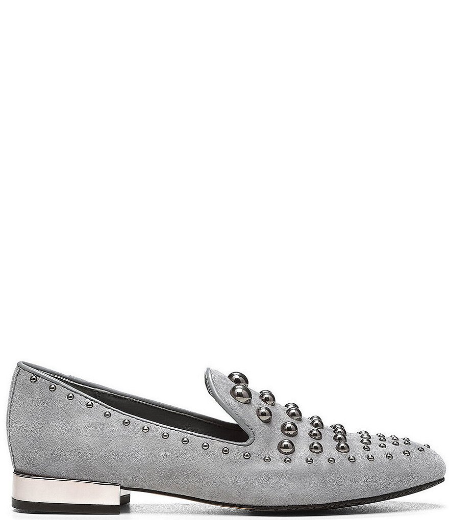 Donald Pliner Rehbel2 Suede Studded Loafers