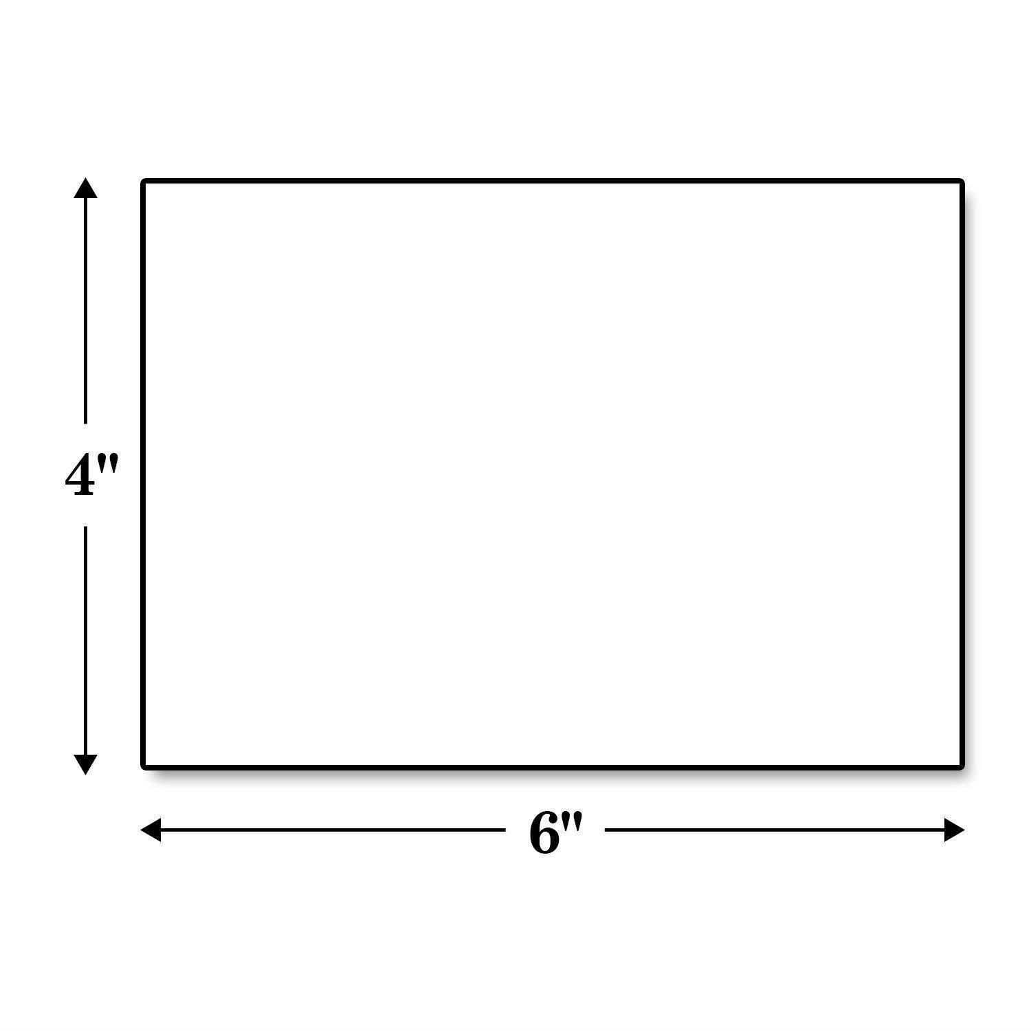 Hamilco White Cardstock Thick Paper - Blank Index Flash Note & Post Cards - Greeting Invitations Stationary 4 X 6" Heavy Weight 80 lb Card Stock for Printer (100 Pack)