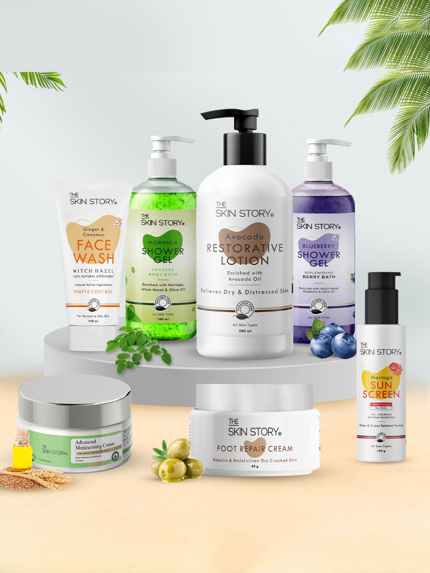 The Skin Story Avocado Restorative Lotion for Relieves Dry & Distressed Skin - 280 ml