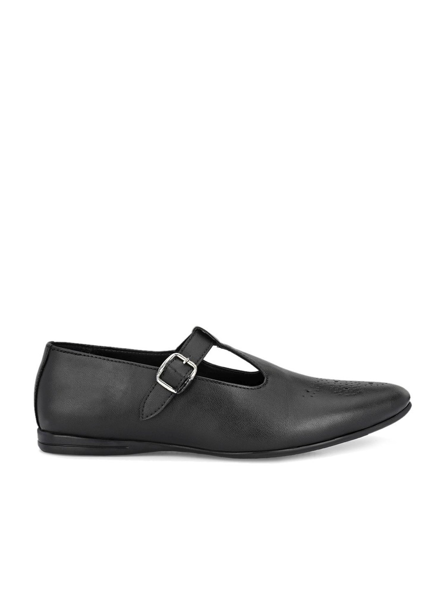 Giorgio Men's Black Monk Shoes