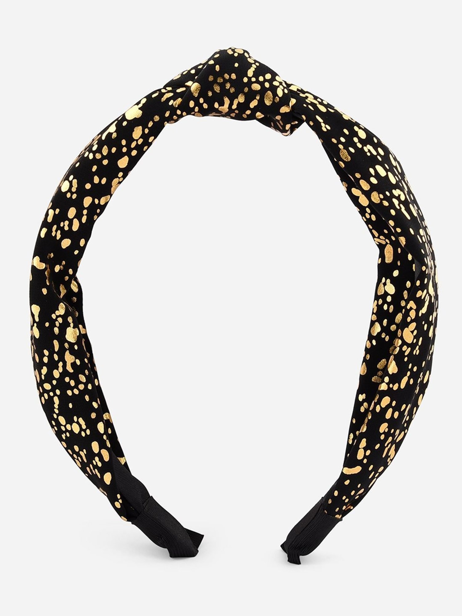 Toniq Black Printed Hair Band