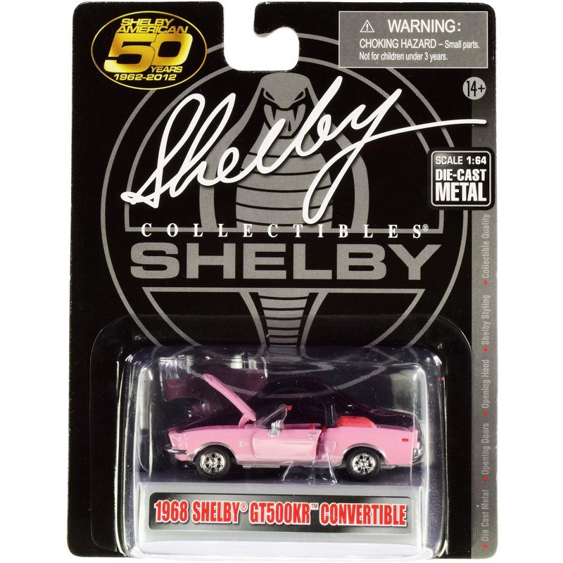 Carroll Shelby 50th Anniversary 4 piece Set 1/64 Diecast Model Cars by Shelby Collectibles