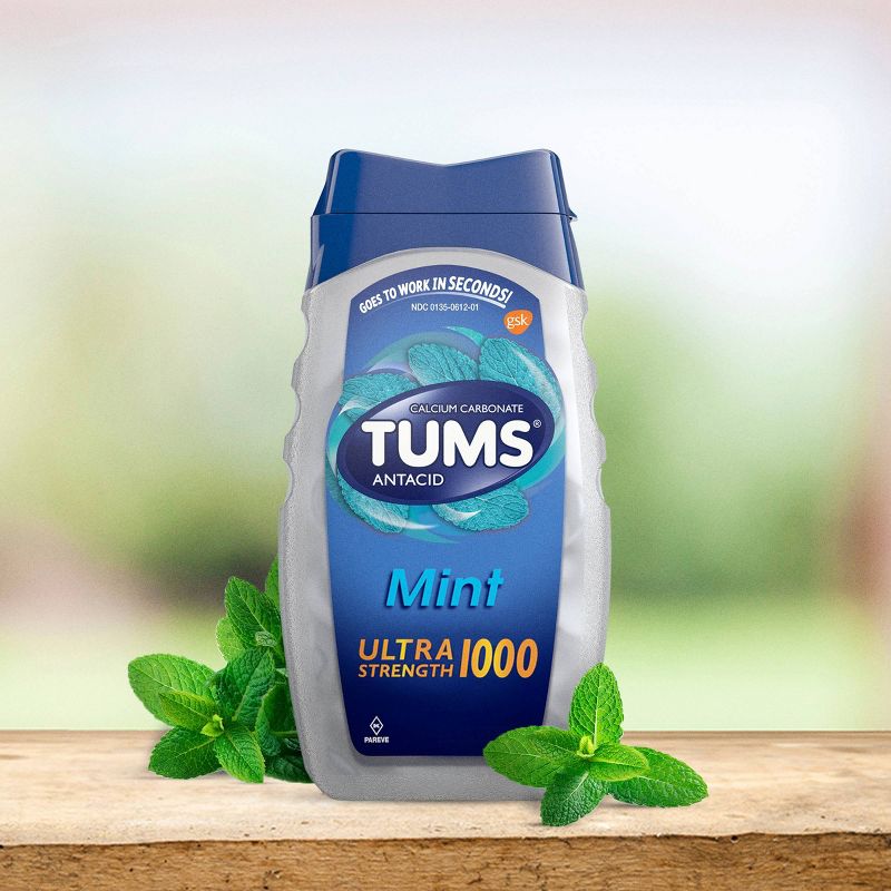 TUMS Ultra Strength Mint Antacid Chewable Tablets 160ct