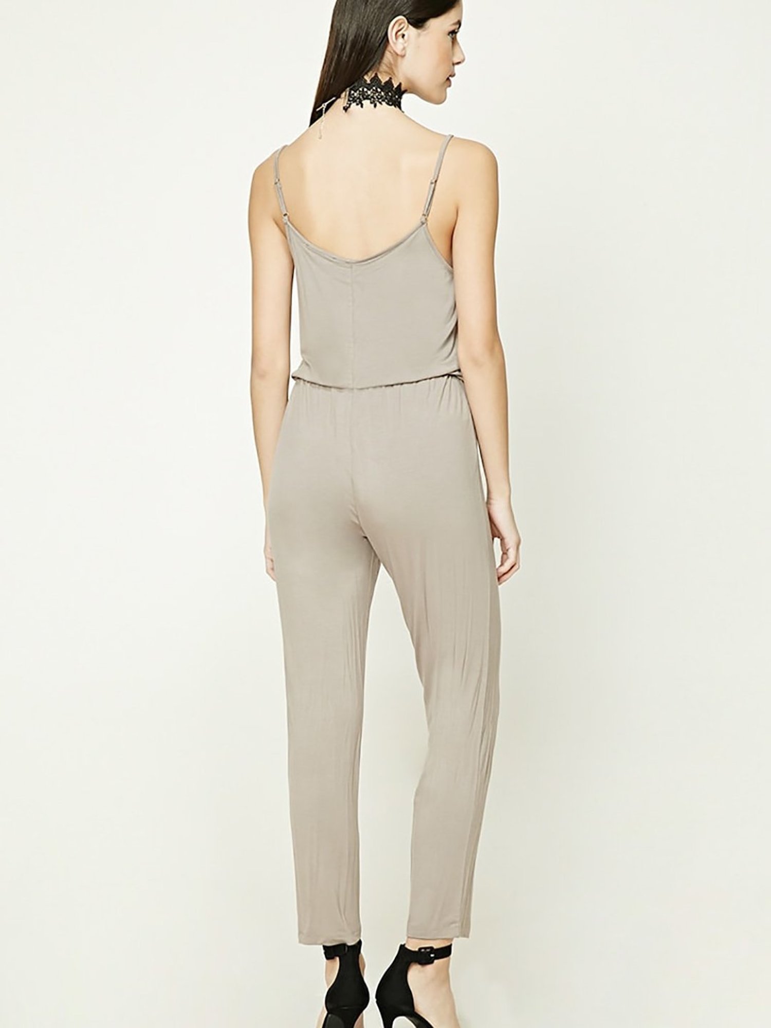 Forever 21 Beige Regular Fit Jumpsuit