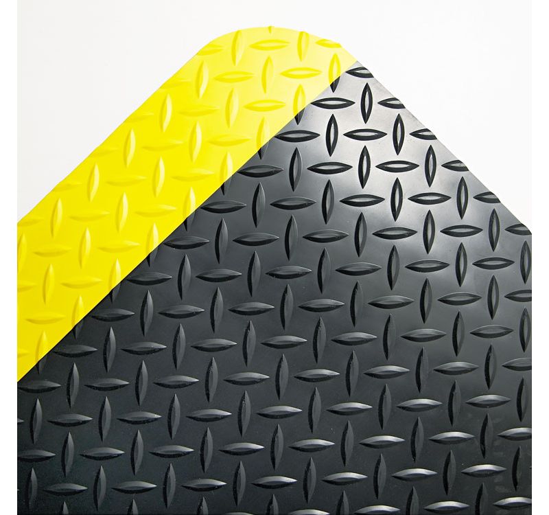 2'x3' Rectangle Floor Mats Black - Crown