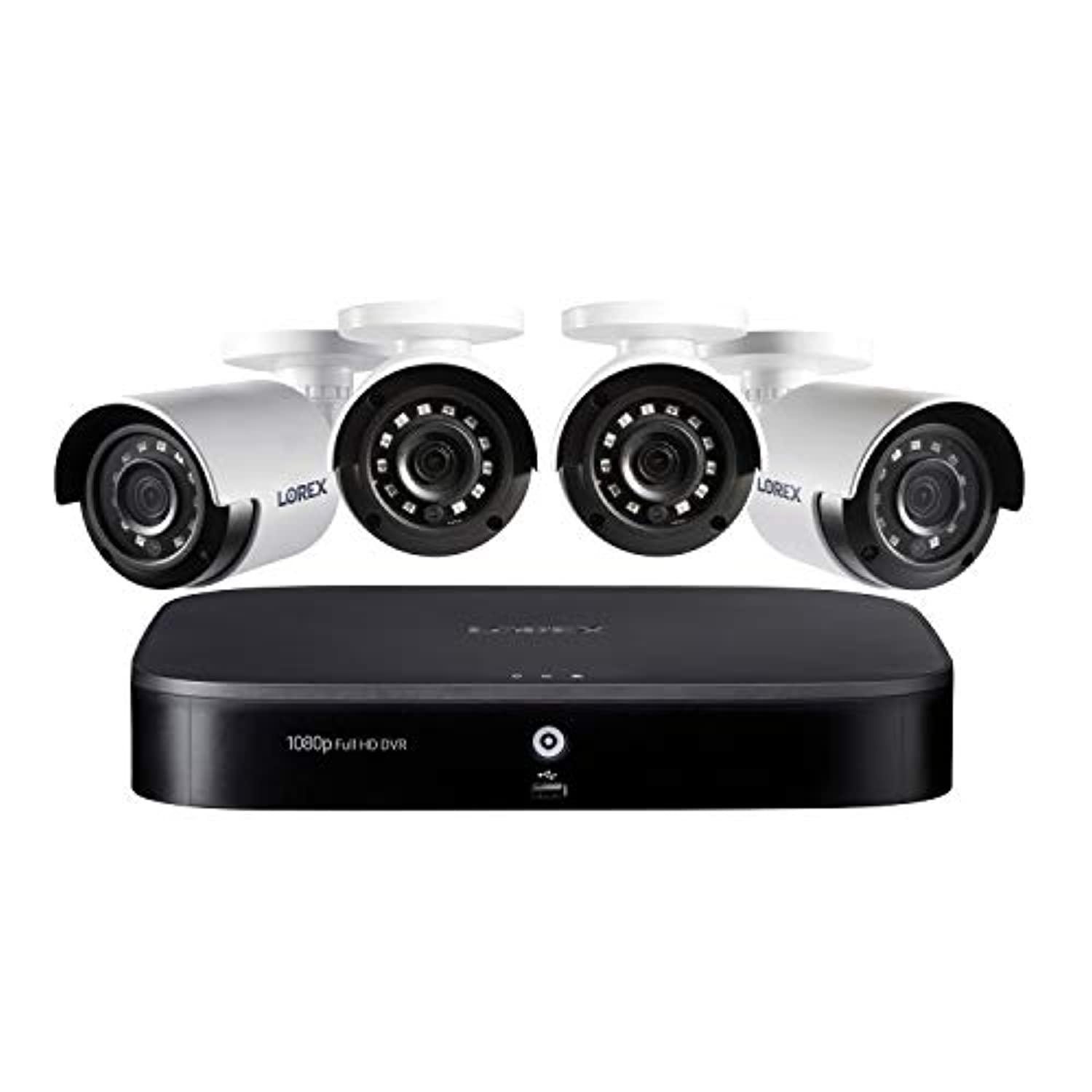 Lorex 1080p HD 8-Channel Security System with 1TB HDD DVR & 4x 1080p HD Cameras