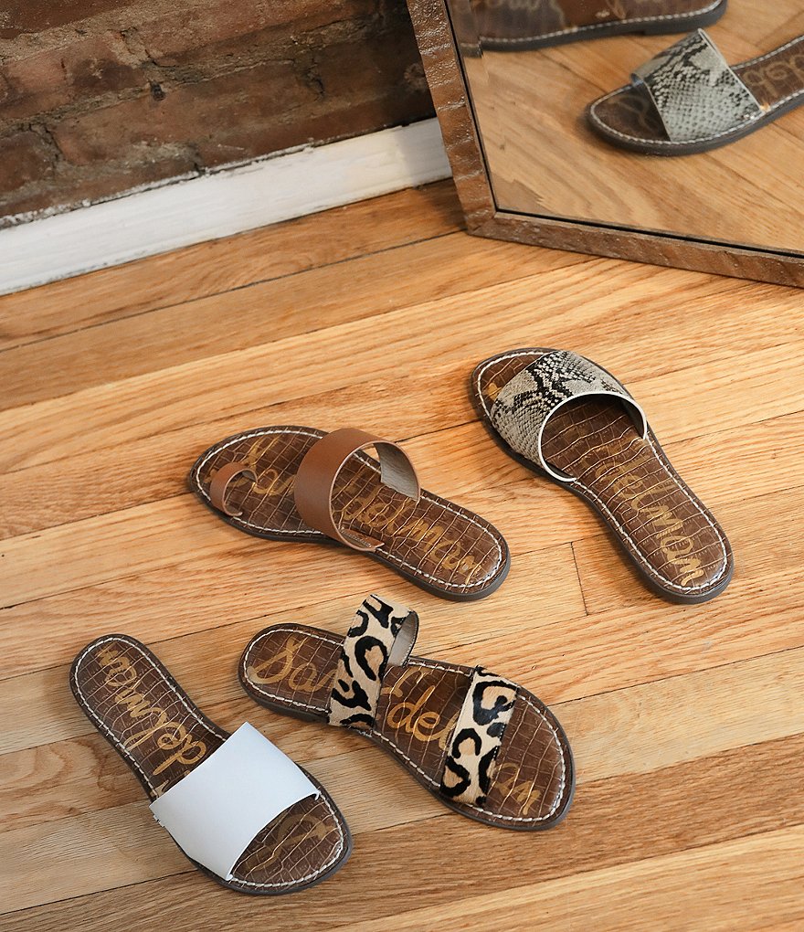 Sam Edelman Gala Leopard Print Haircalf Sandals