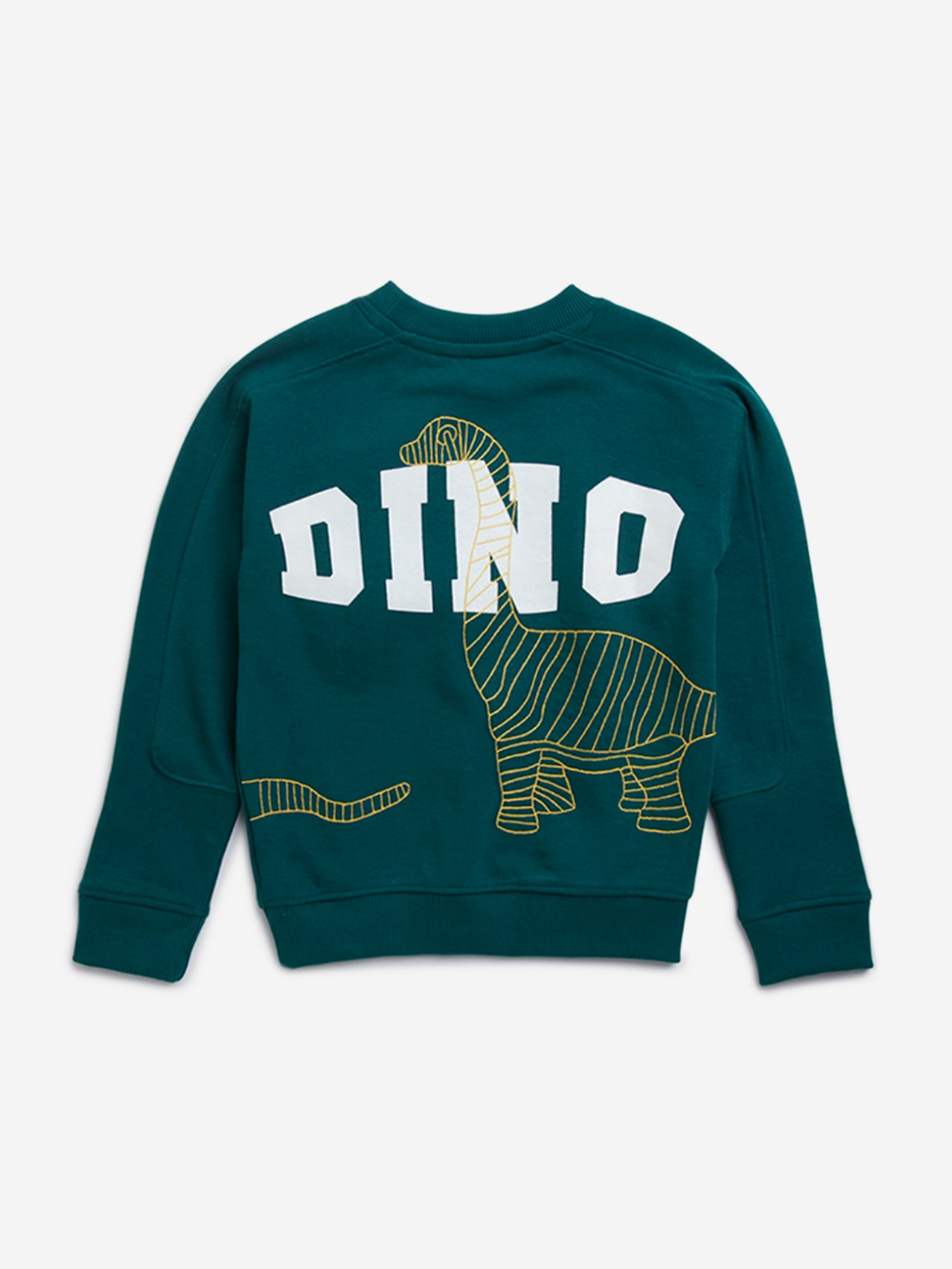 HOP Kids by Westside Green Text Embossed Sweatshirt