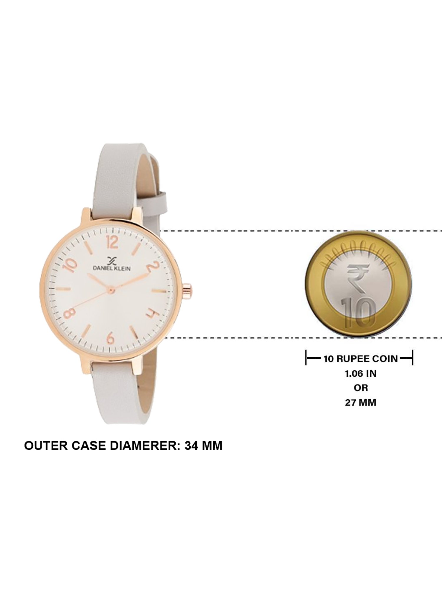 Daniel Klein DKG003-5 Analog Watch for Women With Bracelet