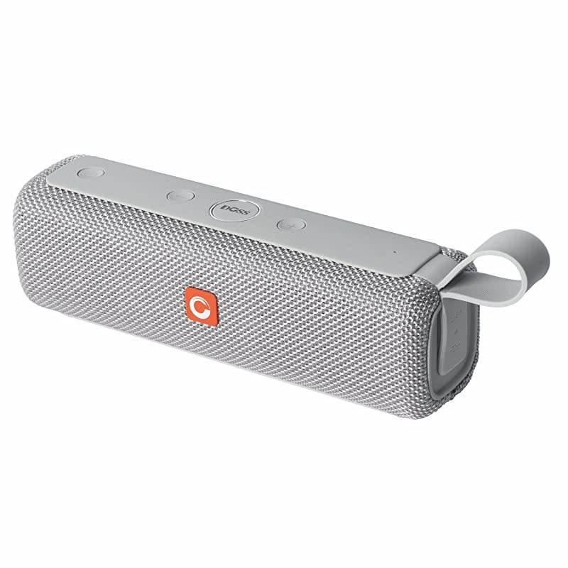 Ego II Portable Bluetooth Speakers with Superior Sound and Extra Bass IPX6 Waterproof Builtin Mic 12W Driver 12Hour Playtime Wireless Speakers for Home Outdoor Travel and More Grey