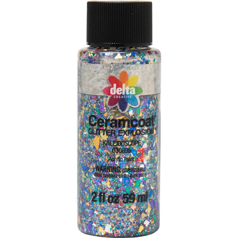 Delta Ceramcoat Glitter Explosion Acrylic Paint (2oz) - Kaleidoscope
