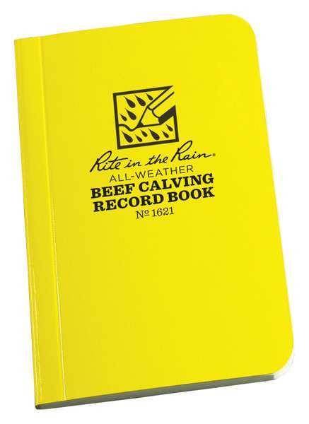 RITE IN THE RAIN 1621 Animal Record Book,Beef Calving