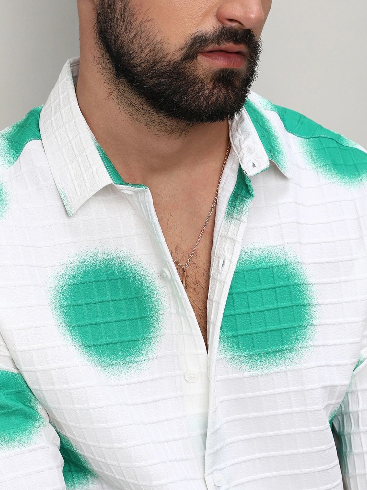 Campus Sutra Multicoloured Regular Fit Printed Shirt