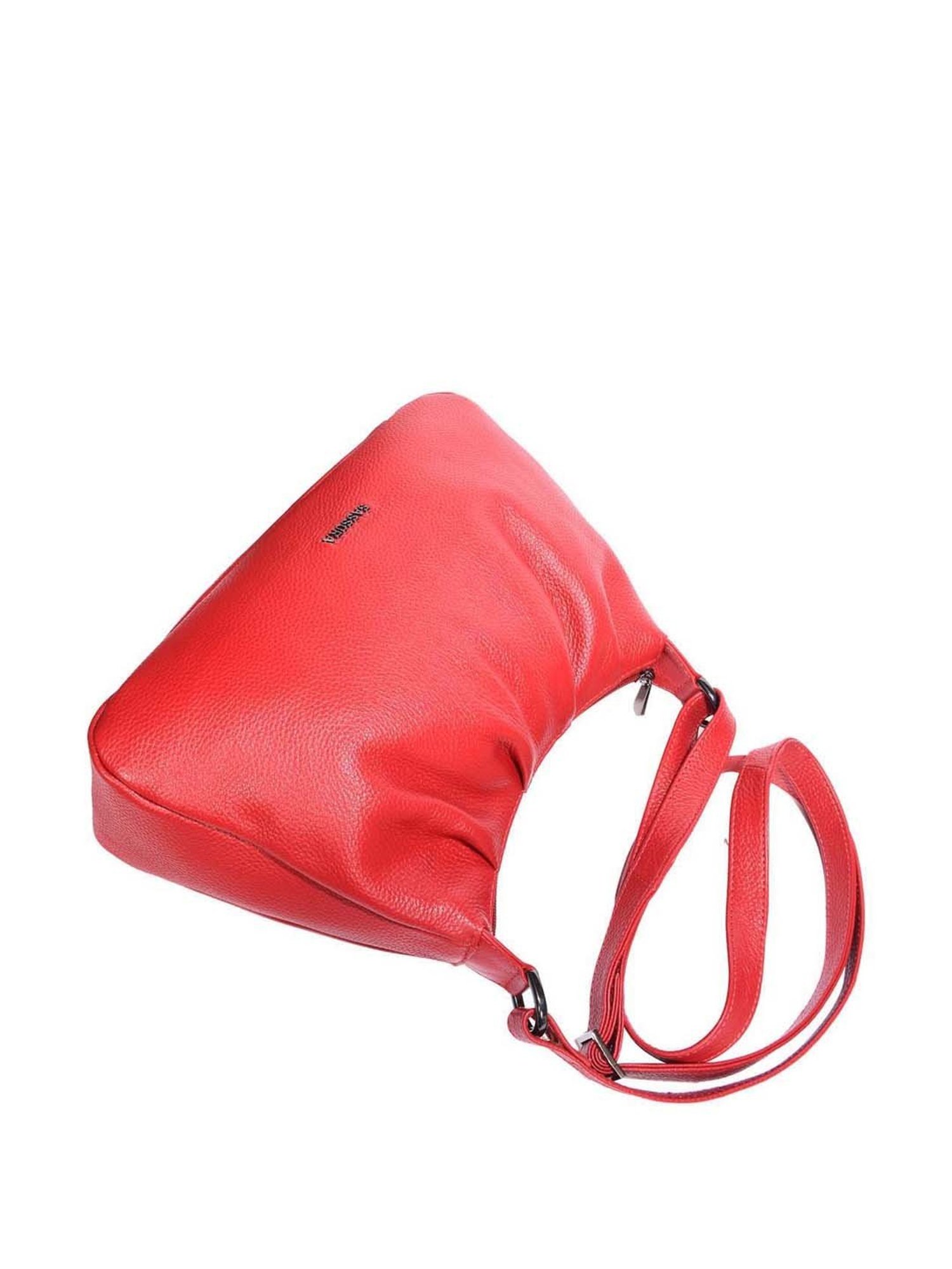 SASSORA Red Solid Medium Sling Handbag