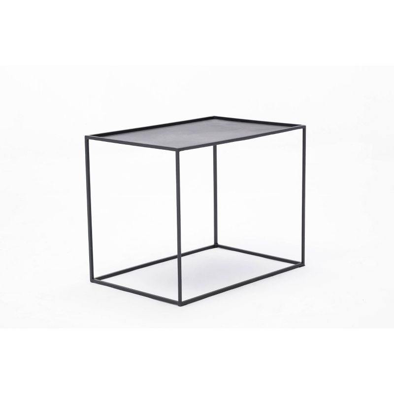 Burnham Home Highlands End Table Dark Gray - Boraam