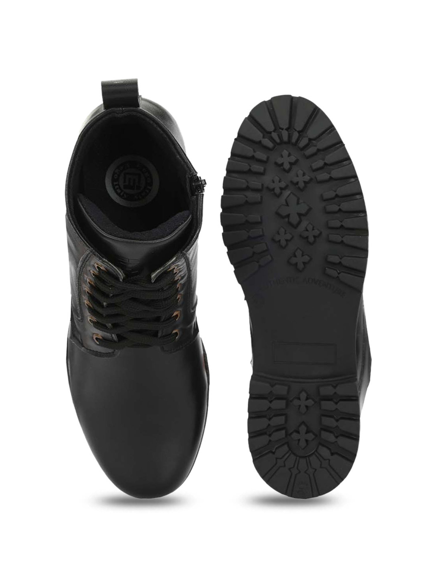 Eego Italy Men's Black Derby Boots