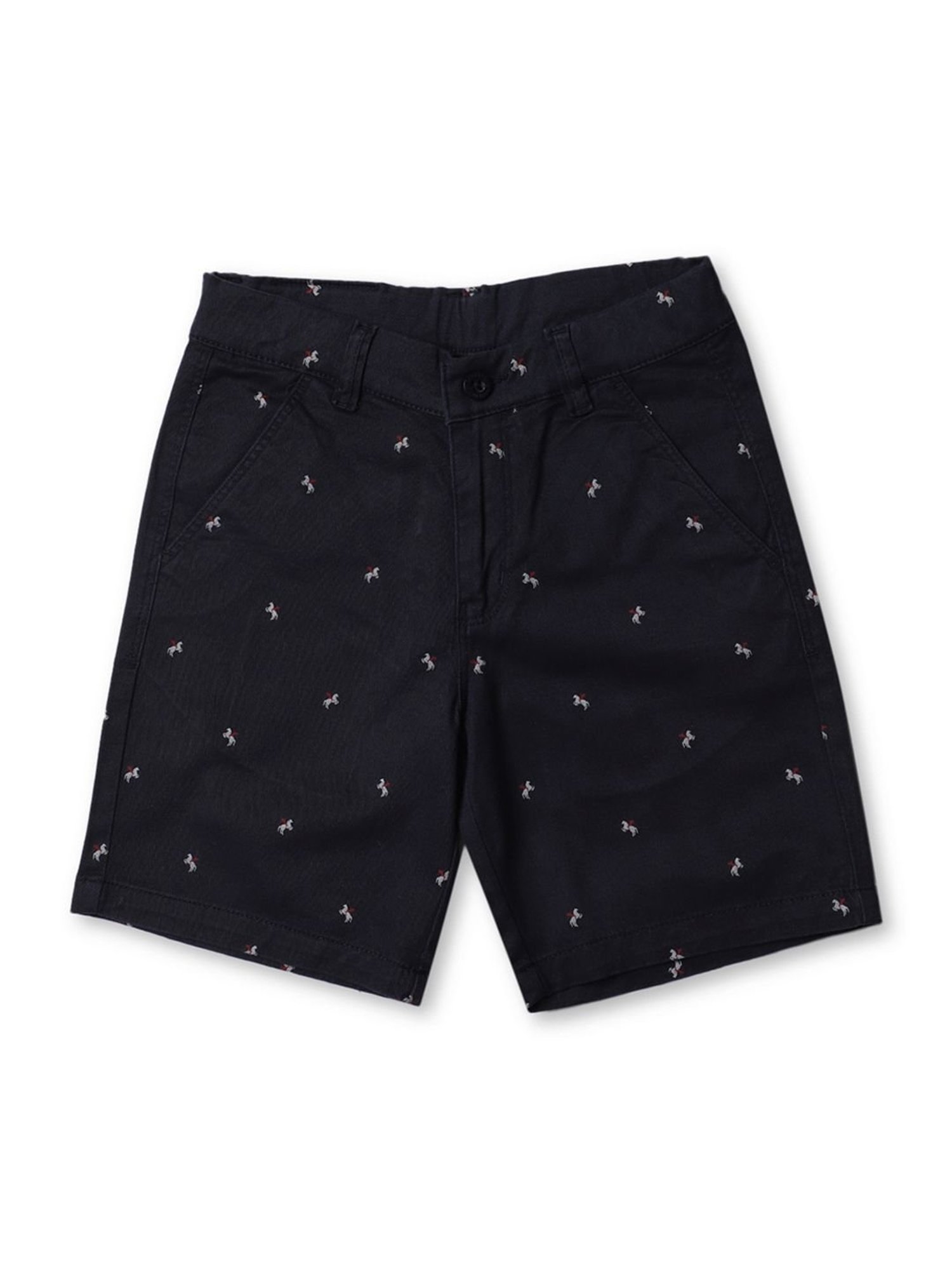 U.S. Polo Assn. Kids Blue Printed Shorts
